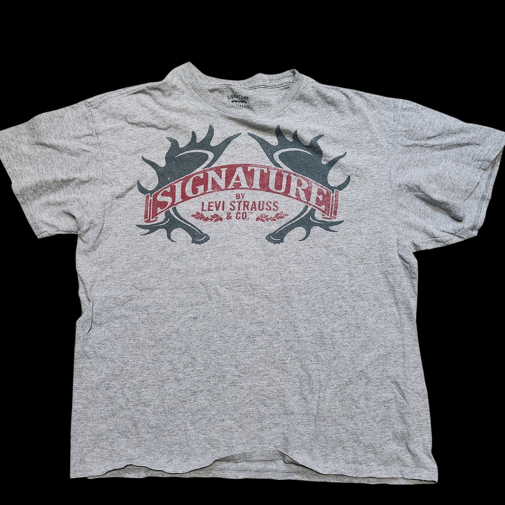 Levi's Gray Graphic T-Shirt for Men